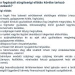 sürgősségi ellátás fogászat fogorvos